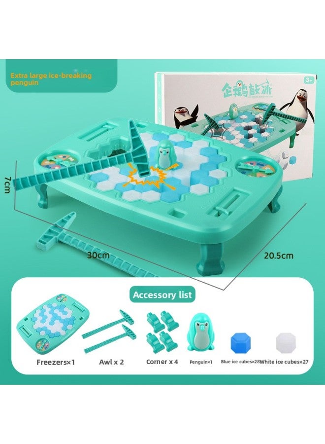 TikTok Internet Celebrity Same Style Children's Double Battle Little Man Battle Knock Ice Block Ice Breaking Penguin Desktop Game Toy