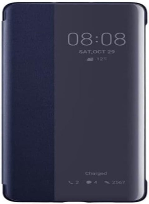 For Huawei P50 Pro Leather Smart View Sensor Flip Case, With Window View, Support Sensor Feature to Wake and Sleep Mode Huawei P50 Pro (6.6") (Blue)