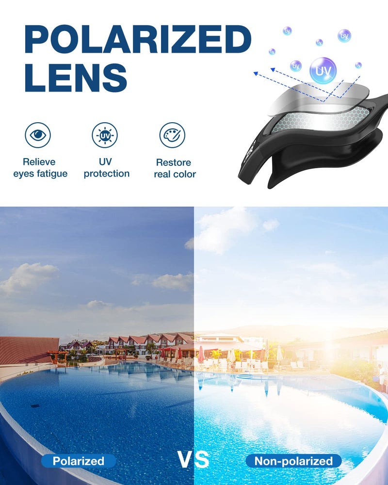 ZIONOR G1 Polarized Swimming Goggles for Unisex Adult Women Anti Fog 100% Anti UV Diving Goggles - Image 2