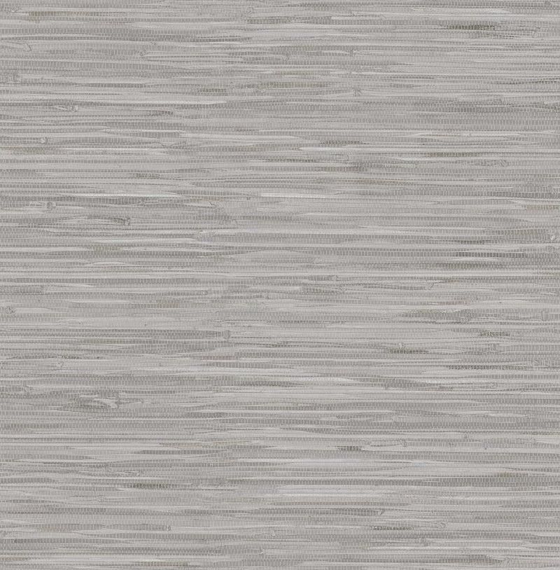 NuWallpaper Grey Grassweave Peel and Stick Wallpaper Textured Removable Wallpaper RenterFriendly 205 in x 18 ft - Image 2