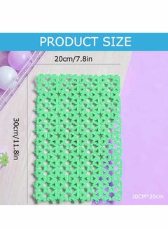 Excefore Rabbit Cage Mat Floor, 6 Pcs Bunny Foot Resting Pads, Plastic Feet Pads Cage Mat (Green)  - Image 2