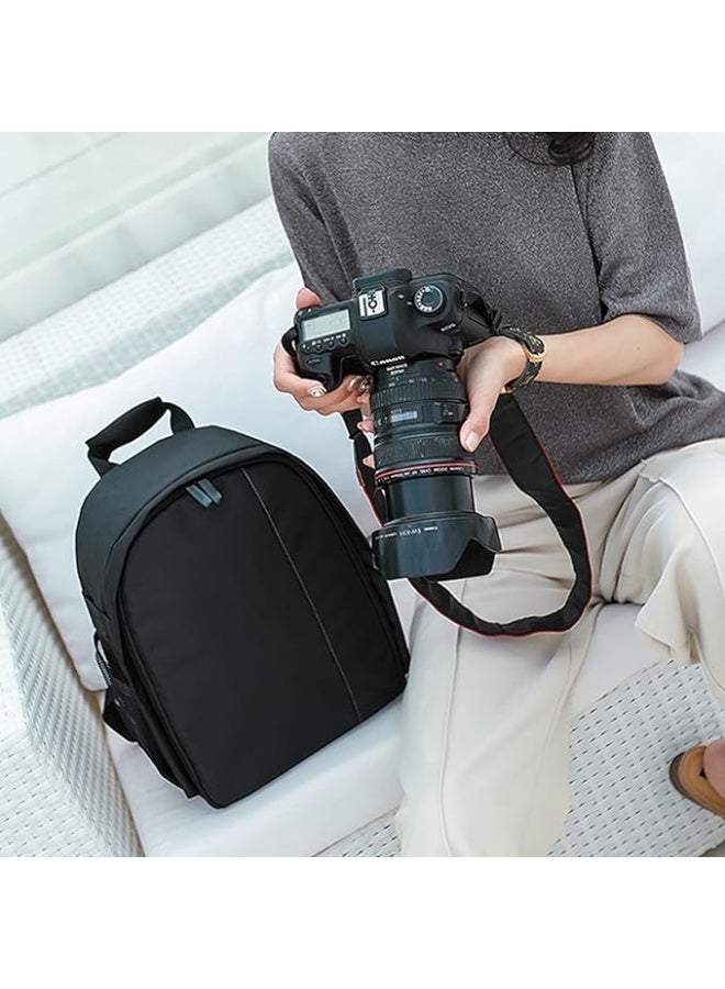 Camera Backpack Professional Camera Bag for DSLR/SLR Mirrorless Camera, Photography Backpack Case for Women Men Photographers, Camera Case Compatible with Canon Nikon Sony Digital Lens - Image 3