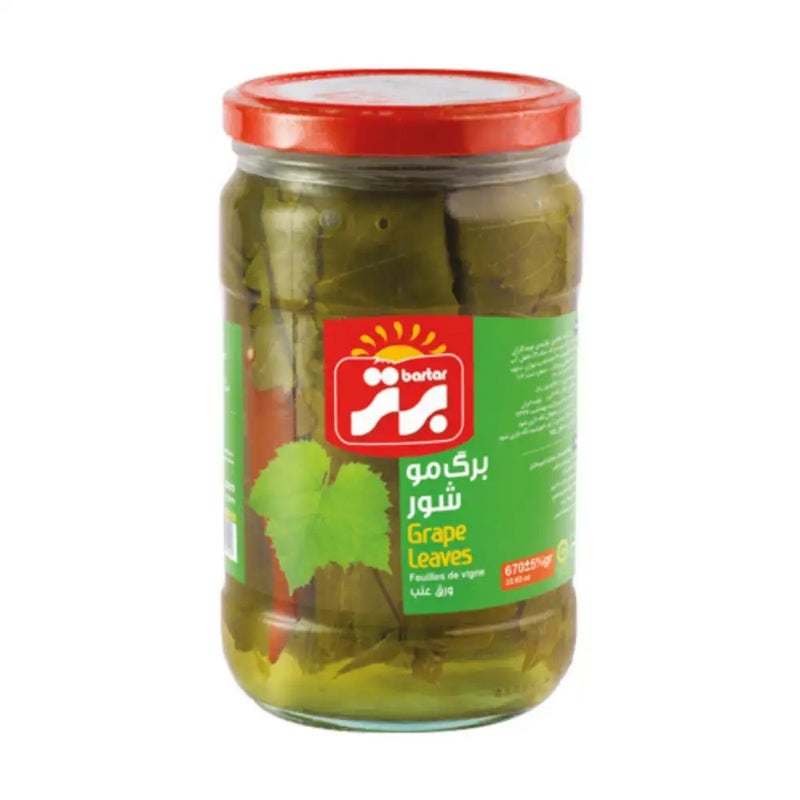 Bartar Salted Grape Leaves Jar- 670gms