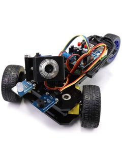 FREENOVE FREENOVE Three Wheeled Smart Car Kit for Raspberry Pi:  4, B, 3, B plus, A plus , Robot Project, APP Control, Live Video, Ultrasonic Ranging, Camera Servo Wireless RC (Raspberry Pi NOT Included)  - Image 1