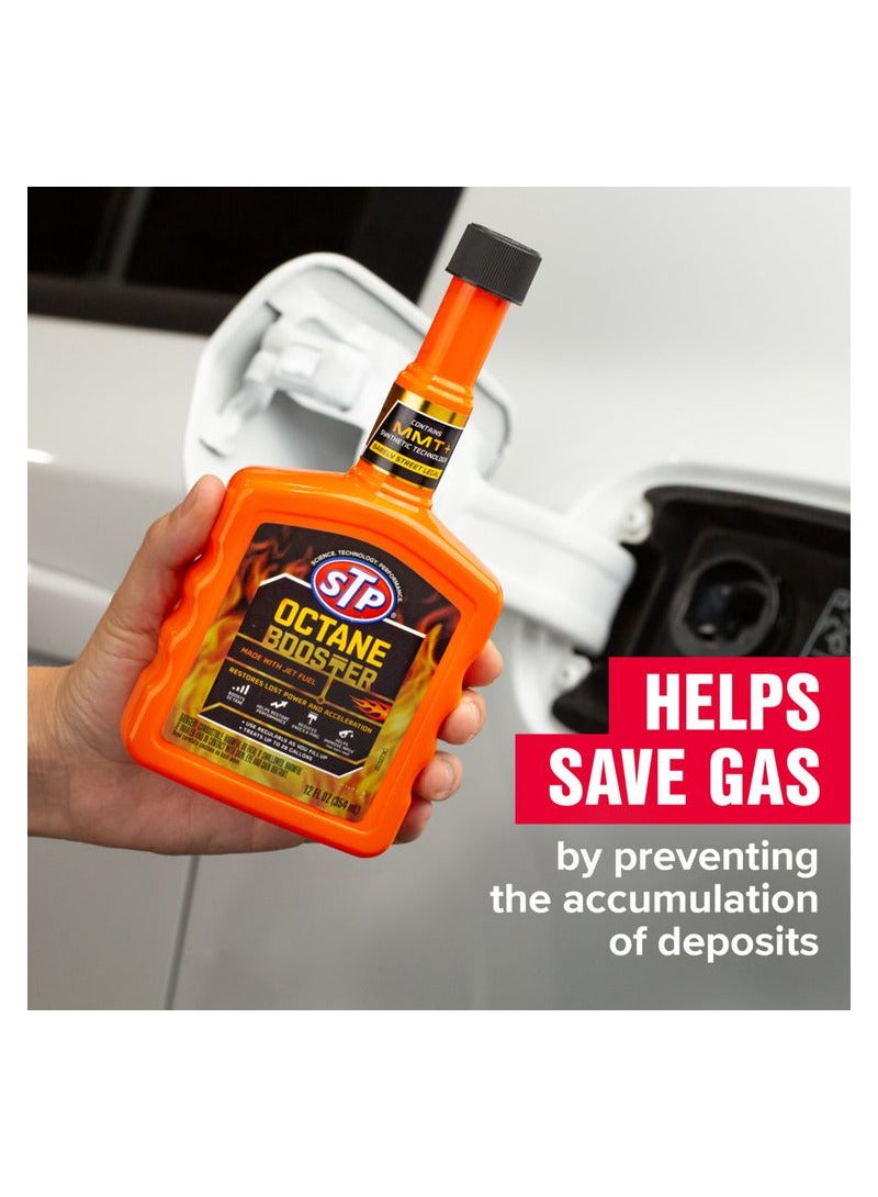 STP Octane Booster 354ml Restores Lost Power And Acceleration Contains MMT Synthetic Technology Made With Jet Fuel - Image 5