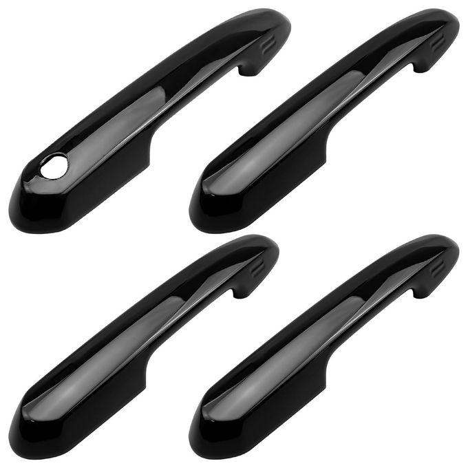HUQUZN Snapon Door Handle Cover Protector Fit for Toyota Rav4 20192025 Highlander 20202024 Exterior Handle Protectors Without Auto Lock Sensors