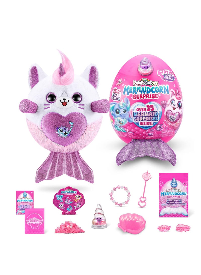 ZURU Rainbocorns Mermaidcorn Surprise Plush - 1 Piece Only, Style May Vary/Assorted  - Image 1