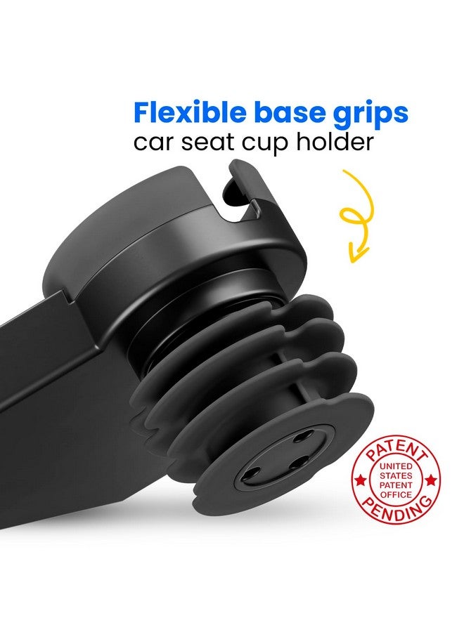 Integral Kids Travel Tray - Large Base - Car Seat and Car Cup Holder Tray - Tray for Snacks, Entertainment, Toys - Includes Cup Holder - Fits Most Car Seats - Image 4