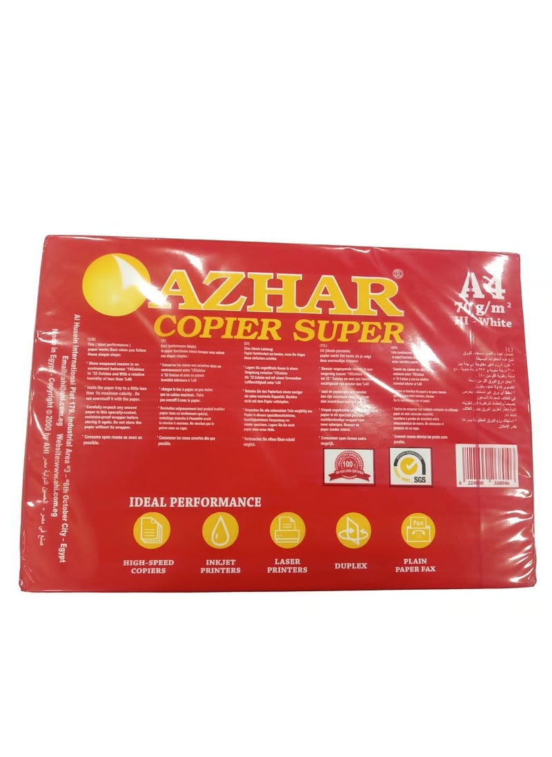 AZHAR Copy Paper A4 70g 500Sheets - pzsku/Z2365E974E4A6CC06C095Z/45/_/1724591218/e8072357-65ee-47d5-be0f-92b70aec8155