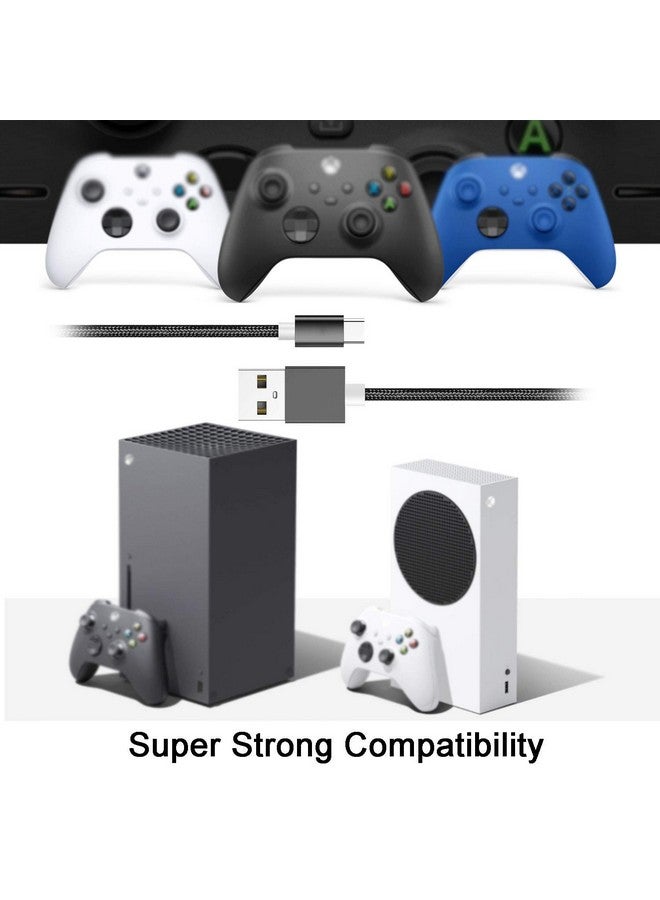 Akingdleo Replacement Usb C Cable For Xbox Series S X Console Controller Carbon Black Robot White Shock Blue Elite Wireless Controller Series 2 - Image 3