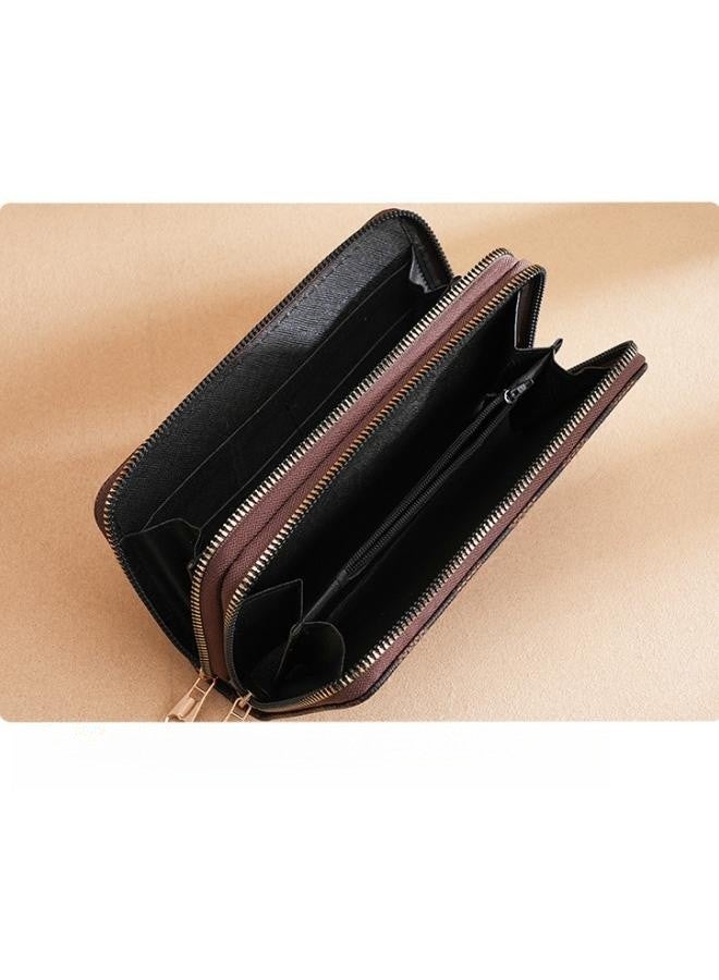 WAOKN Womens Wallet, RFID Wristlet Wallet for Women, Cute Ladies Purse, Large Credit Card Clutch Wallets, Leather Card Holder Wallets with Zipper & Phone Holder, Handbag Wallets for Ladies  - Image 2