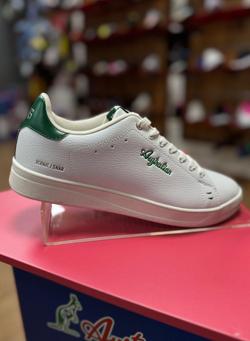 Australian Australian Iconic White Green Men’s Shoes - Image 2