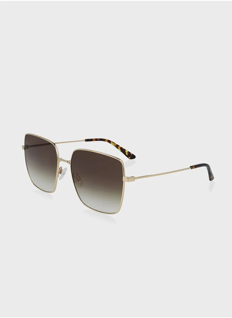 CALVIN KLEIN Full Rimmed Square Frame Sunglasses - Lens Size: 58 Mm