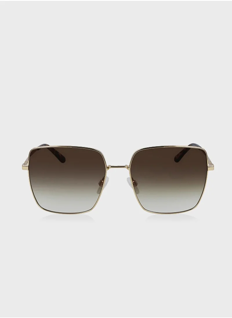CALVIN KLEIN Full Rimmed Square Frame Sunglasses - Lens Size: 58 Mm