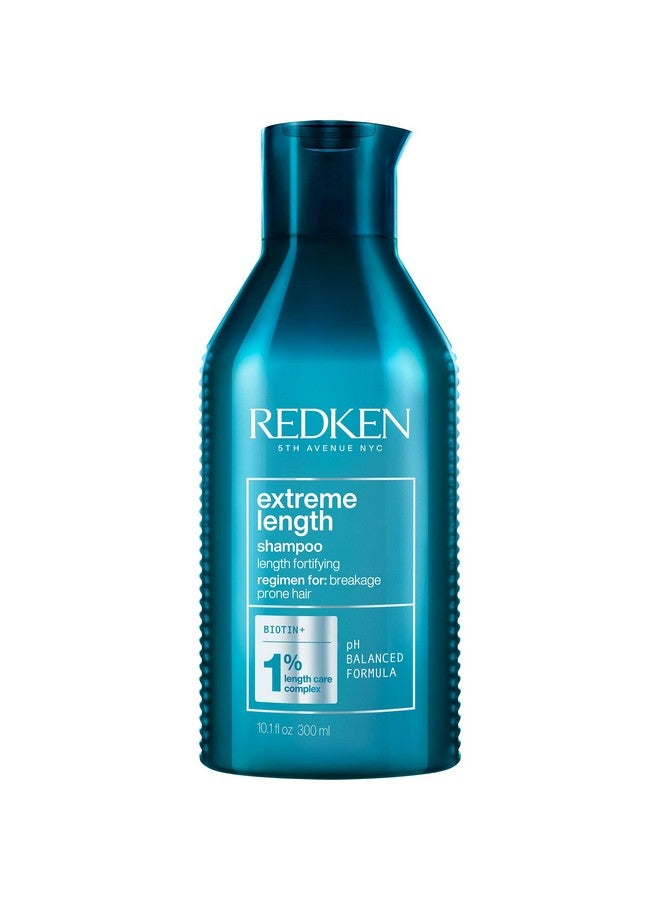 Redken Extreme Length Shampoo | For Hair Growth | Prevents Breakage & Strengthens Hair | Infused With Biotin | 10.1 Fl Oz (Pack of 1) - Image 1