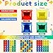 Charnoel 36 Pcs Brothers Birthday Decorations Balloons Brick Square Foil Balloons Wall Backdrop Arch Kit Double Sided Metallic for Cartoon Video Game Party SuppliesRed Green Blue Yellow - Image 4