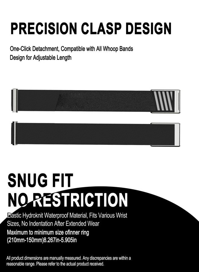 Soft and Comfortable Nylon Wrist/BicepBand, HydroKnit Wrist/BicepBand Replacement Band For WHOOP 5.0 One Peak Heart Rate Monitor. (Beige, 25mm) - Image 5