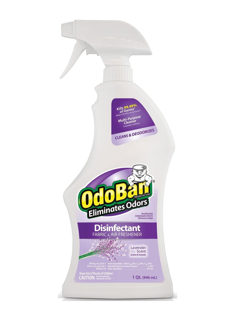 ODOBAN - Odoban Disinfectant Spray (946 ml Lavender - Image 1