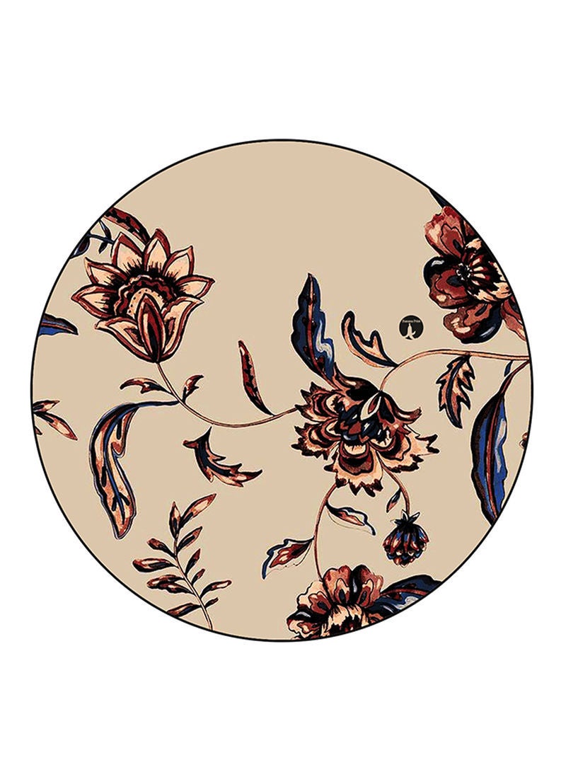 وسادة ماوس مطبوعة بأزهار متعددة الألوان