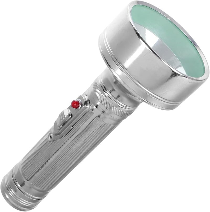 Vintage Retro Aluminum LED Flashlight Portable Torch For Home Decorative Use - Image 1
