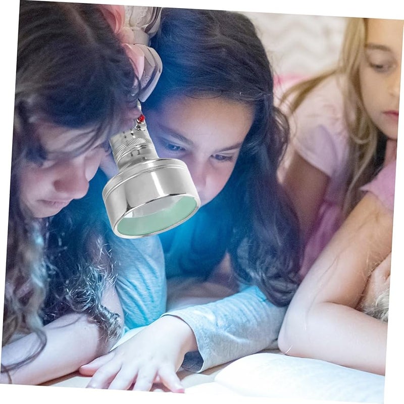 Vintage Retro Aluminum LED Flashlight Portable Torch For Home Decorative Use - Image 5