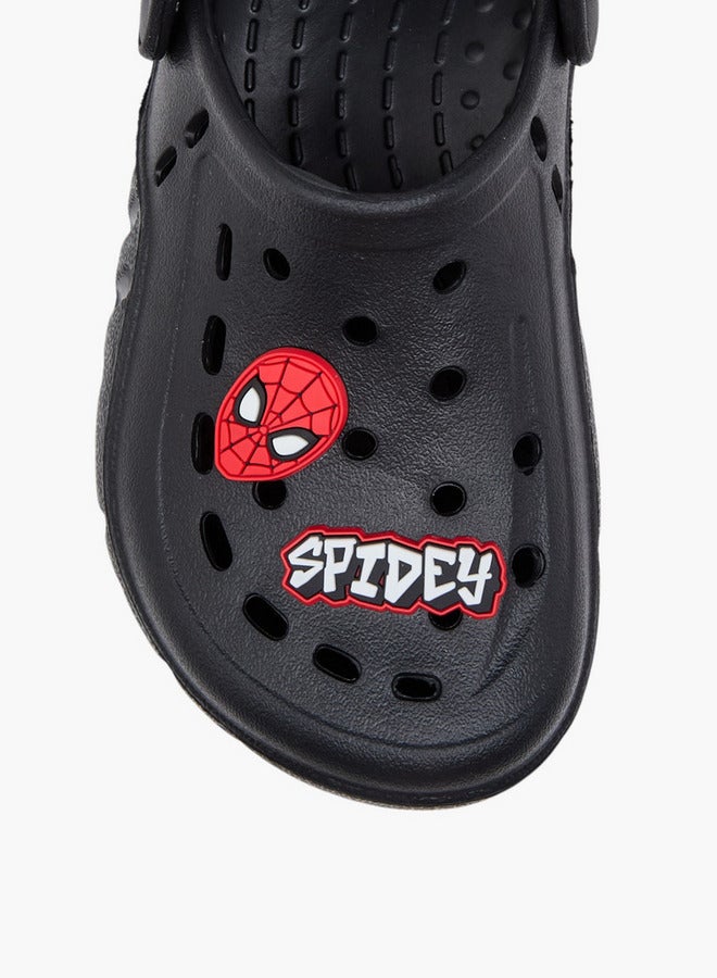 MARVEL Boys Spider-Man Applique Clogs with Backstrap  - Image 4