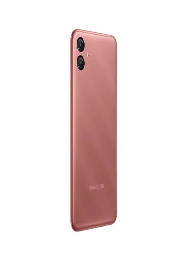 Samsung Galaxy  A04E LTE 6.5-inch Android Smartphone, Infinity-V HD + Display, 3 GB RAM and 32 GB Expandable Internal Memory, 5,000 mAh Battery, Copper