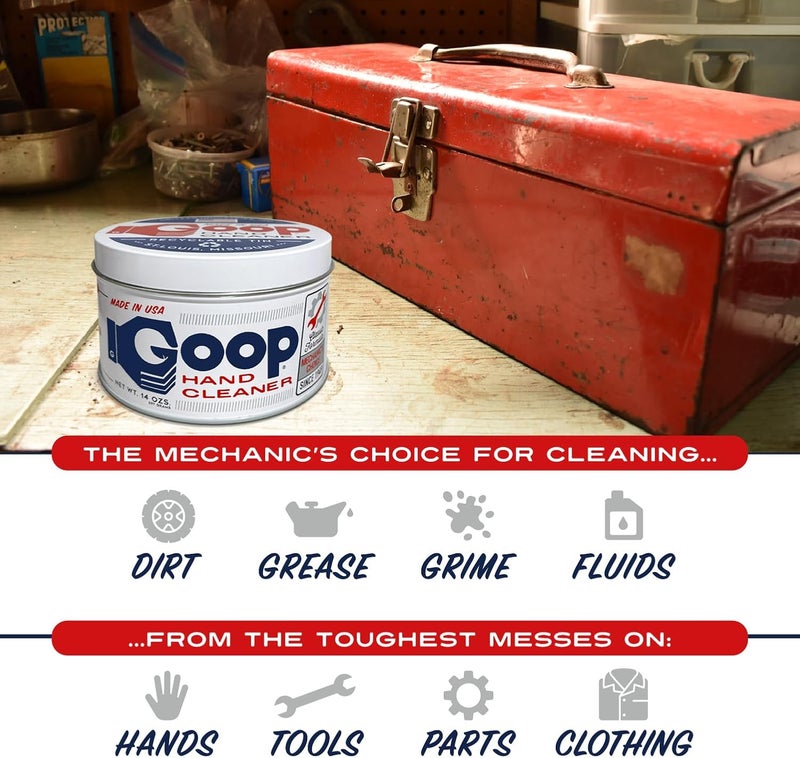 Goop Classic Goop Heavy Duty Powerful Hand Cleaner for Mechanics, Removes Oil, Grease, Fluids, Concentrated Waterless Hand Degreaser Cream Market multi-use trusted quality - Image 2