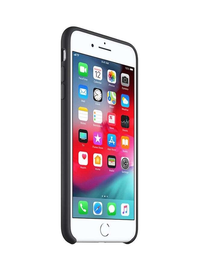 غطاء سيليكون لهاتف آيفون 7 بلس / 8 بلس أسود - Image 3