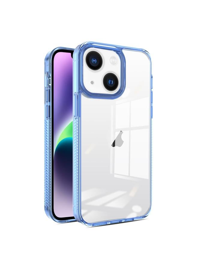 Case For iPhone 14 Plus 2.5mm Anti-slip Clear Acrylic Hybrid TPU Phone Case