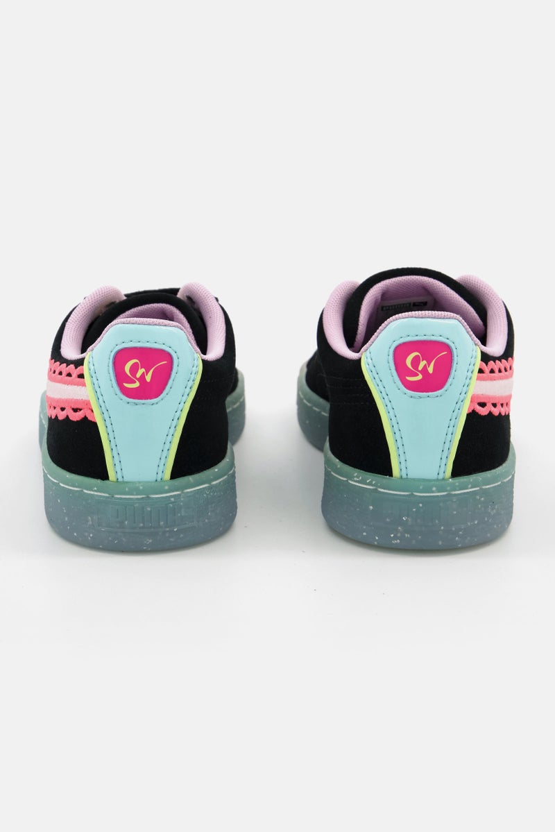 PUMA Women Suede Sophia Outdoor Shoes, Black - Image 2