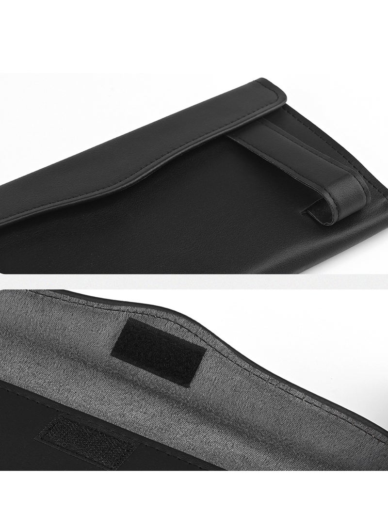 Generic PU Leather Car Tissue Holder Vehicle Tissues Case for Sun Visor and Seat Back (Excluding tissue)  - Image 5
