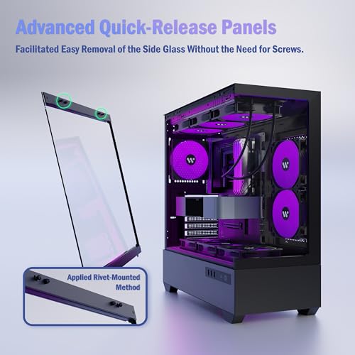KEDIERS PC CASE H8(Black) - Image 4