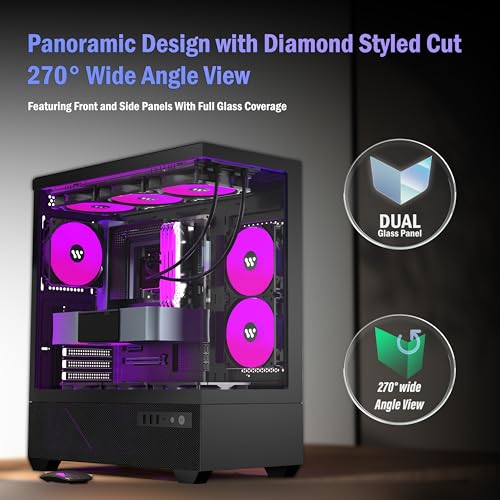 KEDIERS PC CASE H8(Black) - Image 3