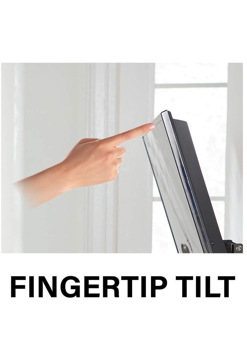 ELTRAZONE Revolutionize Your Viewing Experience with Tilt Wall Mount: Sleek Black Design for 27" to 90" Displays - Enhance Your Space with Optimal Angles and Versatility  - Image 4
