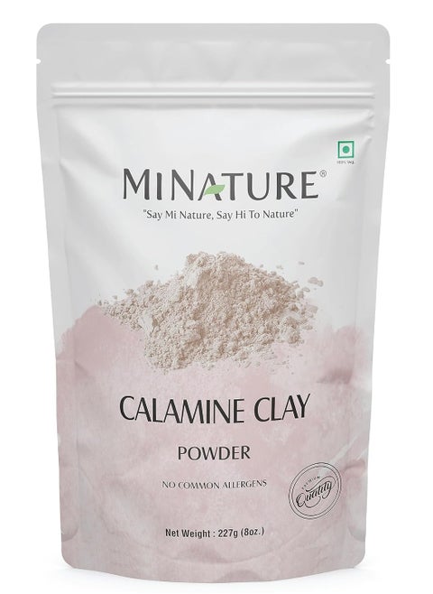Calamine Clay by mi nature | For Younger looking skin, Detoxifying Skin | 227g(8 oz) (0.5 lb)