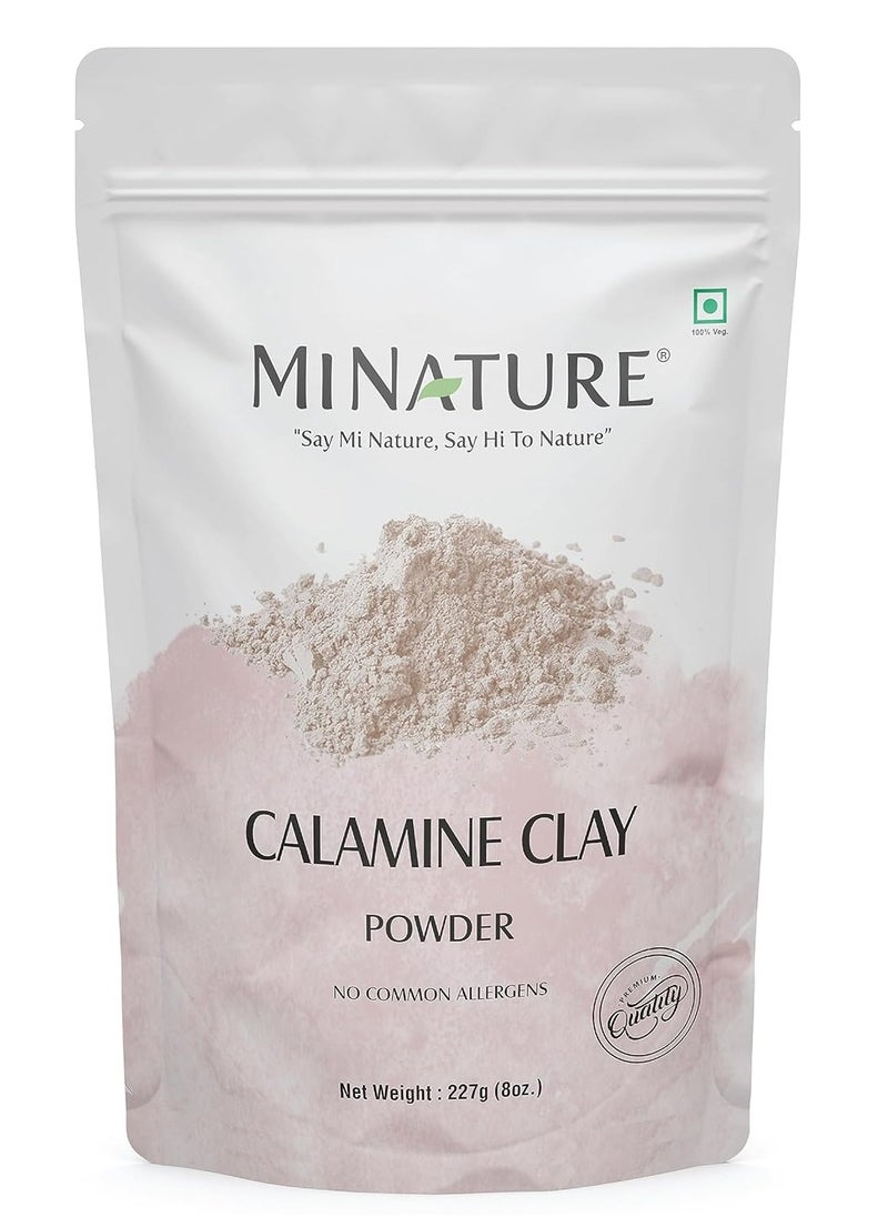Calamine Clay by mi nature | For Younger looking skin, Detoxifying Skin | 227g(8 oz) (0.5 lb)