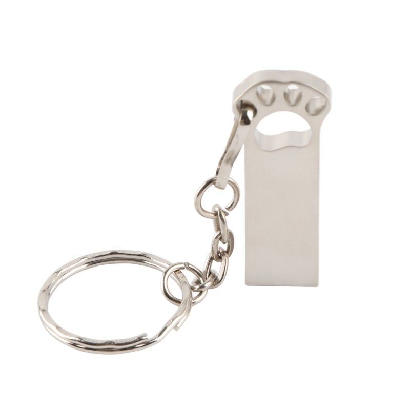 USB Flash Drive 64GB: Plug And Play, Multi-Device Compatible - Portable Paw Shape Keychain Drive for Business Office, Student Learning, Gift Giving - Image 3