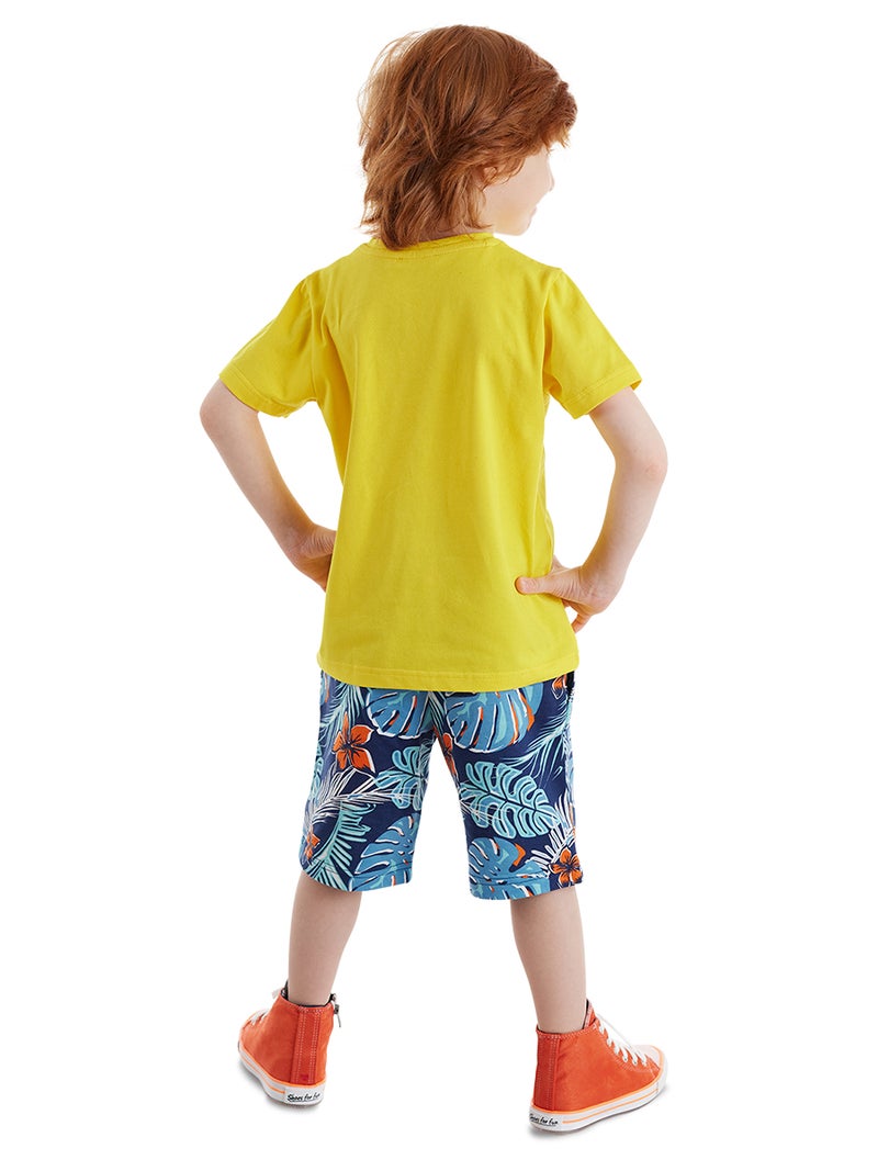 Denokids Hawaian Pirate Boy T-shirt&Shorts Set - Image 2
