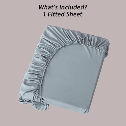 Antranfour Queen Fitted Sheet for Air Mattress,with 24 Inch Extra Deep Pockets,Ultra Soft Durable Breathable Bed Sheets Cover for Inflatable Air Bed,with Pump Opening,Inflate at Any Time-Gray - Image 5