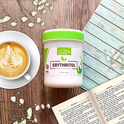 Zevic 100% Natural Erythritol Sugar Free Sweetener | Zero Calories Erythritol Sugar Free Powder | Vegan & Keto | Diabetic Friendly Sugarfree Erythritol Powder | Organic Erythritol Sweetener - 300g - Image 3