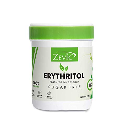 Zevic 100% Natural Erythritol Sugar Free Sweetener | Zero Calories Erythritol Sugar Free Powder | Vegan & Keto | Diabetic Friendly Sugarfree Erythritol Powder | Organic Erythritol Sweetener - 300g - Image 5