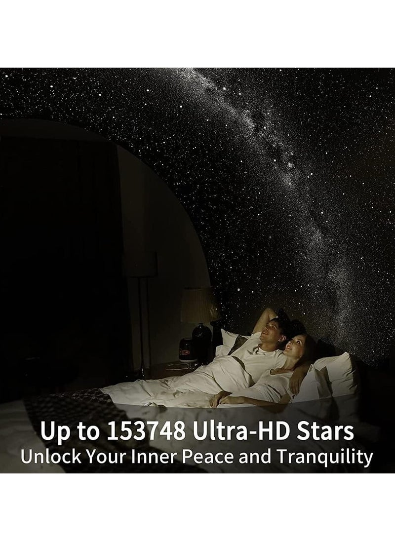 Star Projector HD Image Large Projection Area LED Lights for Bedroom Night Light,Planetarium Projector Galaxy Night Light Projector for Kids Include 4K Replaceable 12 Galaxy Discs