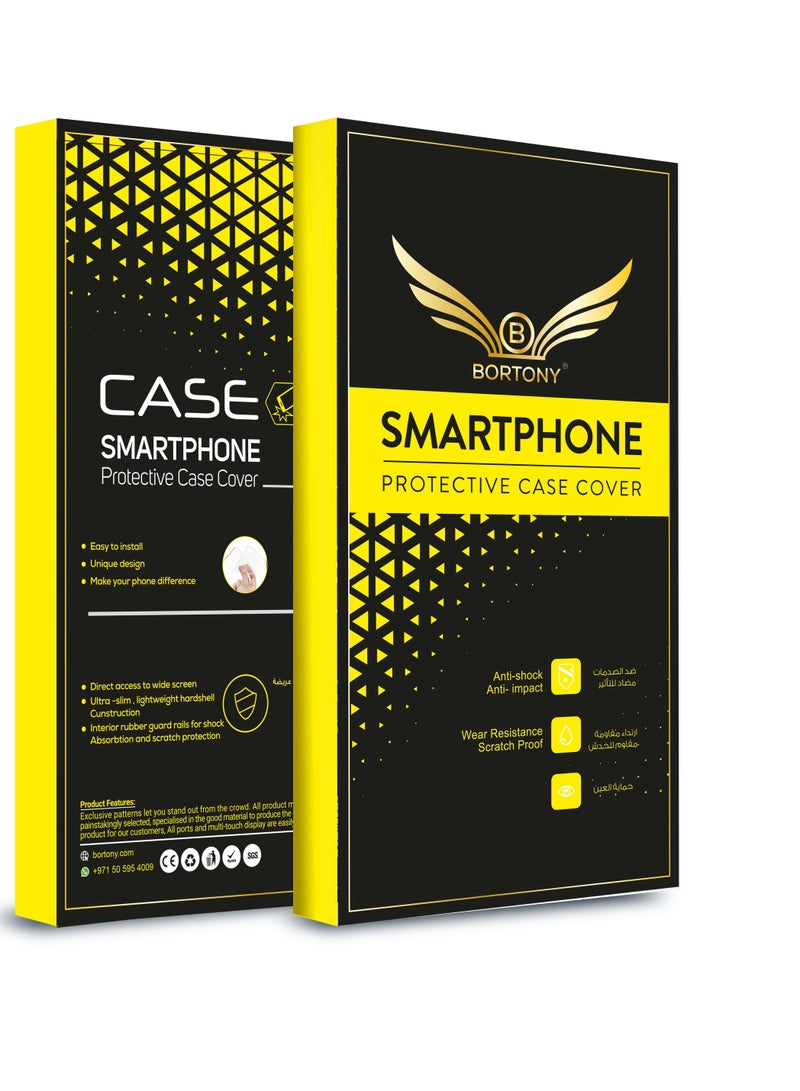 BORTONY Protective Case Cover With Finger Grip Stand For Samsung Galaxy S8 Plus - Image 4