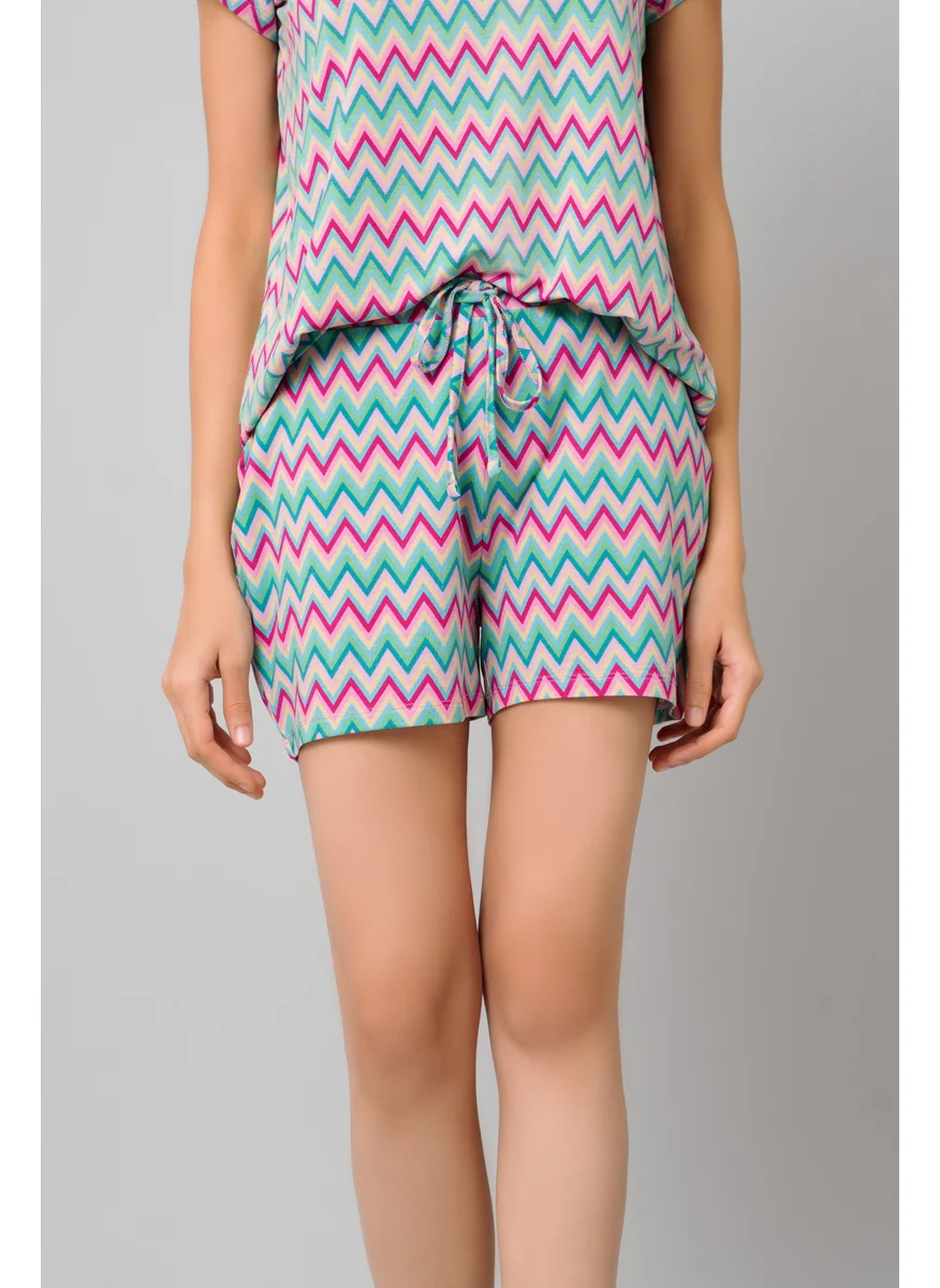 NeceSera Candy Stripes Shorts Set