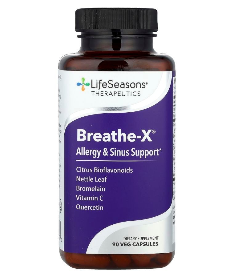 LifeSeasons Breathe-X® Allergy & Sinus Support 90 Veg Capsules