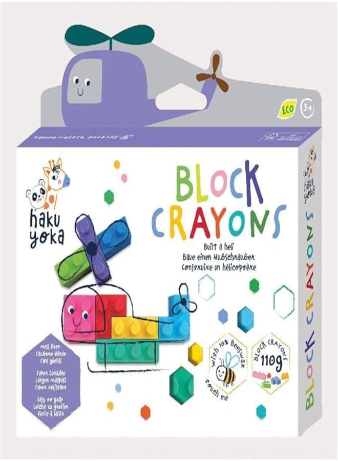 Avenir Haku Yoka 6920773330866 Block Crayons, Multicolor