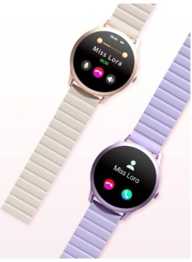 Kieslect Lady Calling Lora Smartwatch: Stay Connected and Stylish, Make and Receive Calls Directly from Your Wrist, Smart Watches for Women (Answer/Make Calls). - Image 4