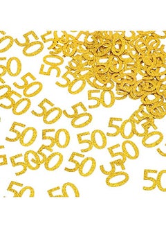 200 Pieces 50Th Birthday Confetti 50 Number Gold Confetti 50Th Anniversary Confetti Glitter Gold Number 50 Table Confetti For Birthday Anniversary Party Supplies - pzsku/Z23682EDD3DFCD72D95D5Z/45/_/1652701659/db10be8b-3fc9-4010-bf5e-8e345367f5d2