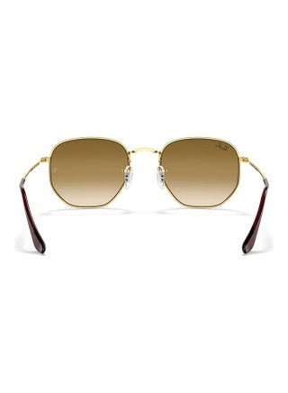 Unisex Hexagonal Flat Lenses Sunglasses-Lens RB3548 001/51 51-21 - view 5